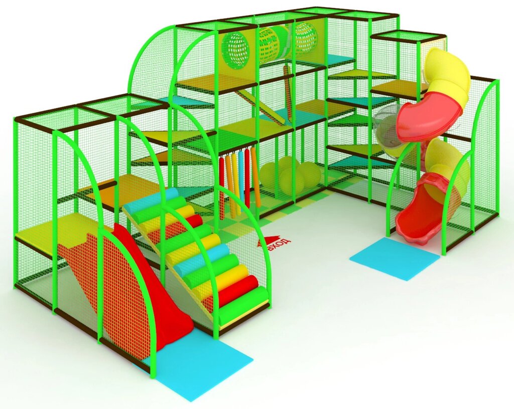 Детский игровой лабиринт «Угловой» (4,3*8,5*4,1 м) от компании Robotic Retailers Развлекательное оборудование - фото 1