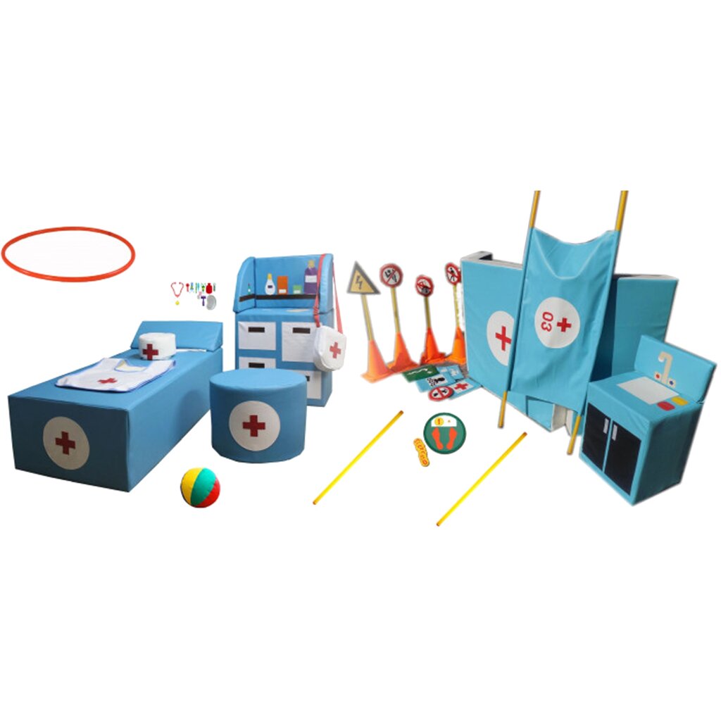 Детский игровой набор «Азбука здоровья и гигиены - 1» от компании Robotic Retailers Развлекательное оборудование - фото 1