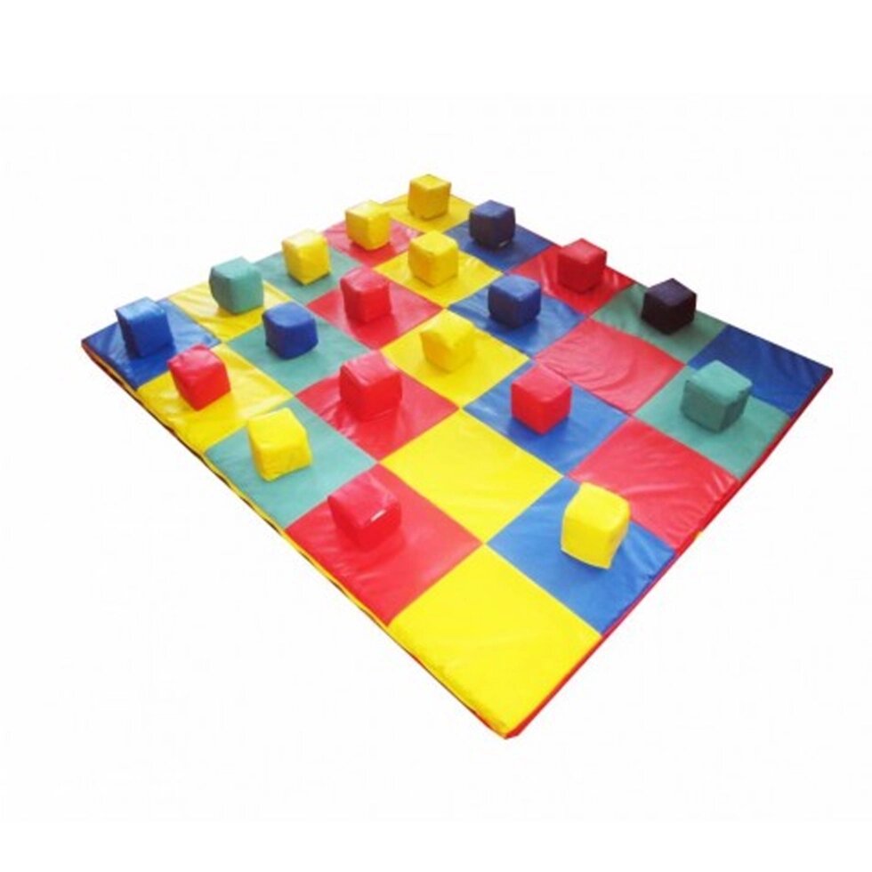 Детский игровой набор коврик Кубики от компании Robotic Retailers Развлекательное оборудование - фото 1