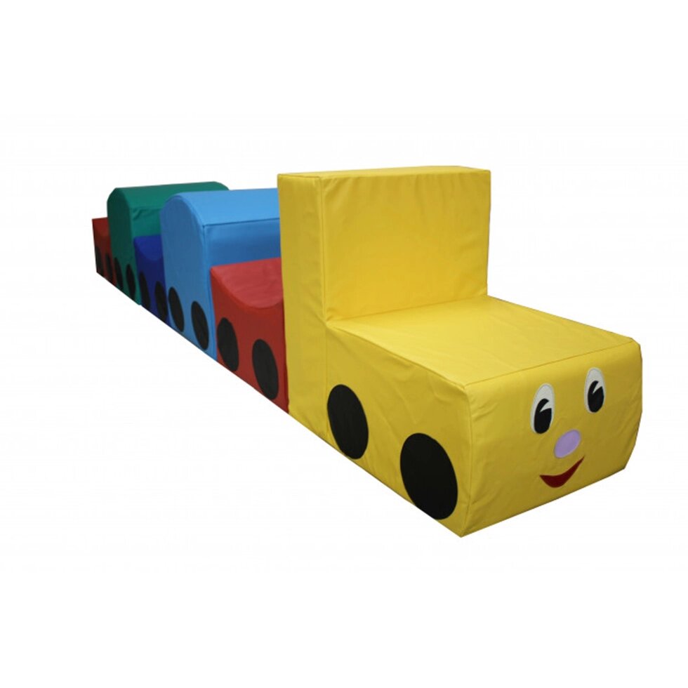 Детский игровой Поезд 6 эл. от компании Robotic Retailers Развлекательное оборудование - фото 1