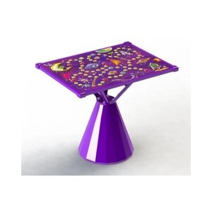 Детский игровой столик "Ходилка" влагостойкая, с повышенной защитой и прозрачным усиленным основанием, цвет фиолетовый