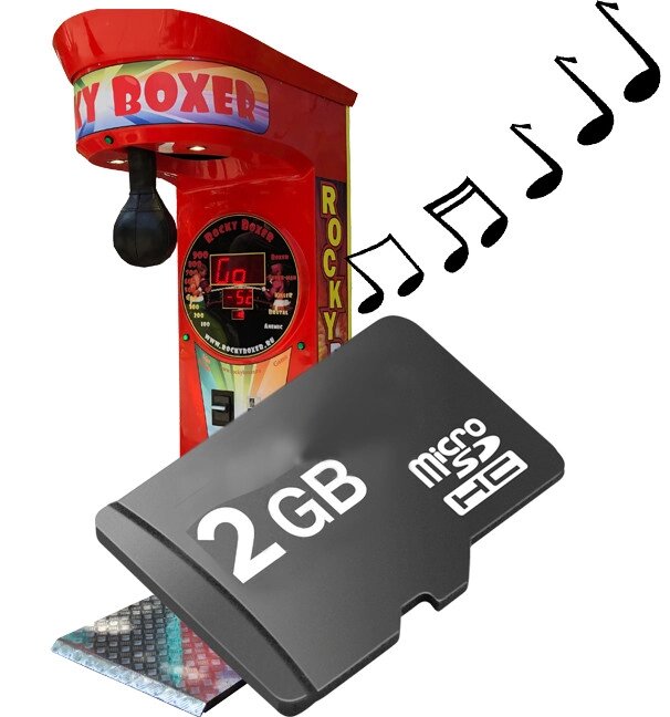 Флешка microSD 2GB для Rocky Boxer от компании Robotic Retailers Развлекательное оборудование - фото 1