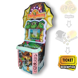 "Драка" Горыныч детский игровой автомат с видео игрой и призовыми билетами