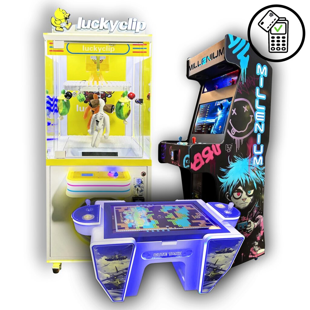 Готовый бизнес мини комплект игровых автоматов для детей от 12 лет (автономный) от компании Robotic Retailers Развлекательное оборудование - фото 1