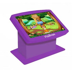 Игрёнок Maxi 42" детский сенсорный игровой стол Фиолетовый + Логомер 3+ микрофон