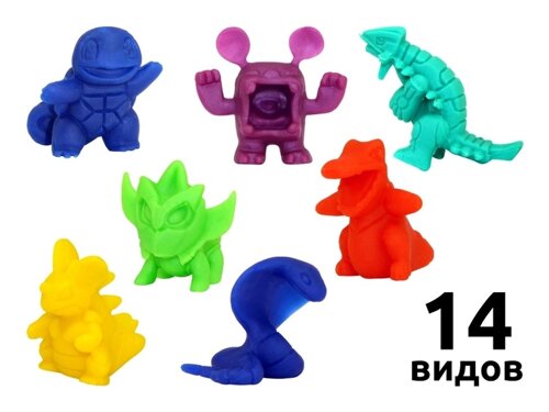 Игрушка для капсул 28 мм маленькие монстрики 200 штук (5,535 р/шт.)