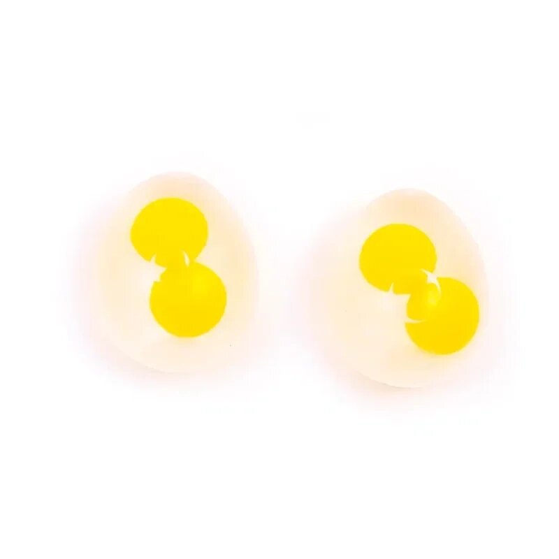 Игрушки для капсул 65 мм "Яйцо с желтками (мялка)" 20 штук (36 р/шт.) от компании Robotic Retailers Развлекательное оборудование - фото 1