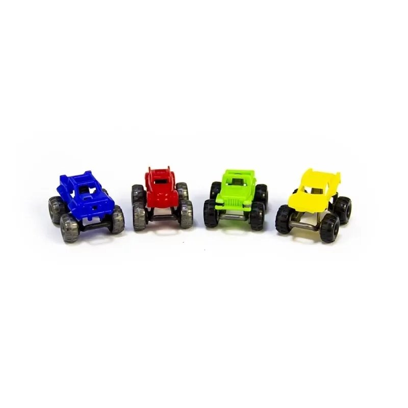 Игрушки в капсулах 45 мм "Разноцветные машинки" 100 штук (12,9 р/шт.) от компании Robotic Retailers Развлекательное оборудование - фото 1