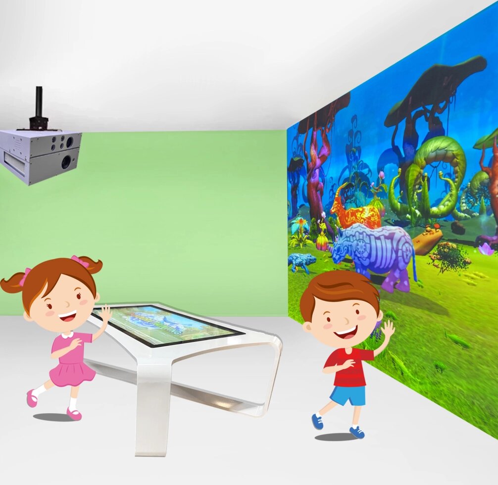 Интерактивная игра с проектором "Оживи рисунок" Новинка от компании Robotic Retailers Развлекательное оборудование - фото 1