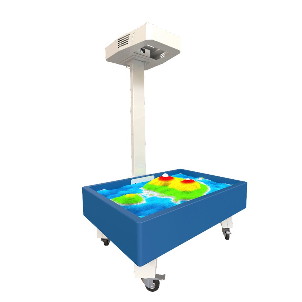 Интерактивная песочница  iSandbox Small белый с песком от компании Robotic Retailers Развлекательное оборудование - фото 1