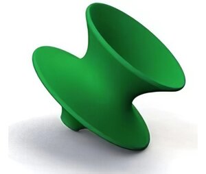 Кресло Spun 360 Новинка, цвет зеленый, базовое исполнение