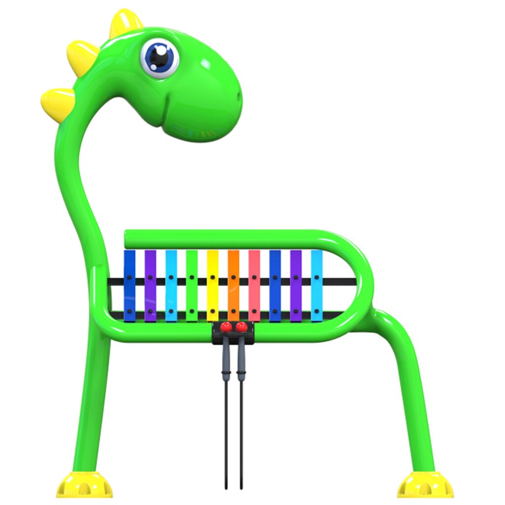 Ксилофон для детского сада "Динозаврик" от компании Robotic Retailers Развлекательное оборудование - фото 1
