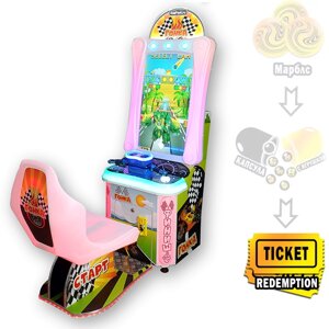 "Мото гонка" детский автомат с видеоиграми и призовыми билетами