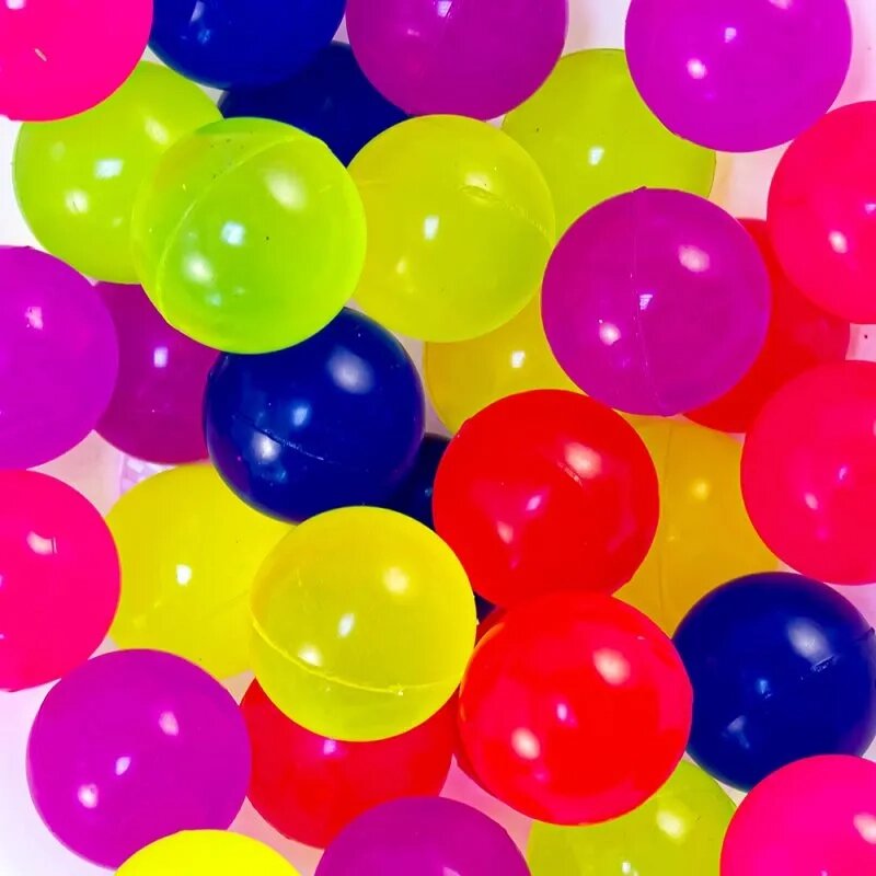 Мячи прыгуны 32 мм "Фосфорный" 50 шт (10,9 р/шт.) от компании Robotic Retailers Развлекательное оборудование - фото 1