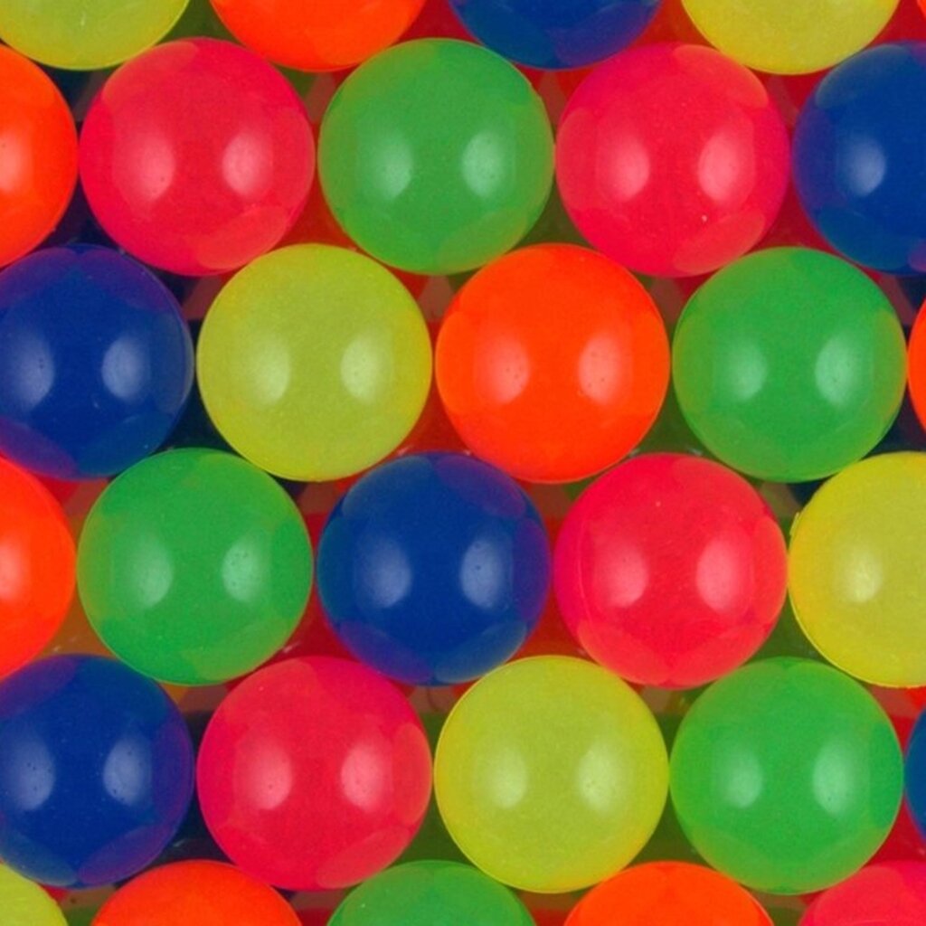 Мячи прыгуны 32 мм "Неоновый блеск" 50 шт. (8,9 р/шт.) от компании Robotic Retailers Развлекательное оборудование - фото 1
