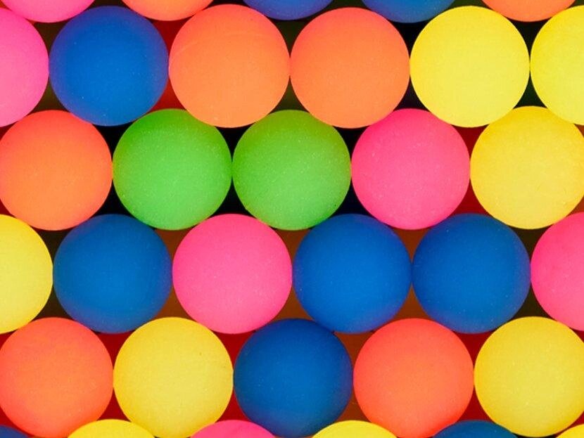 Мячи прыгуны 32 мм "Неоновый шейк" 50 шт. (10,6 р/шт.) от компании Robotic Retailers Развлекательное оборудование - фото 1