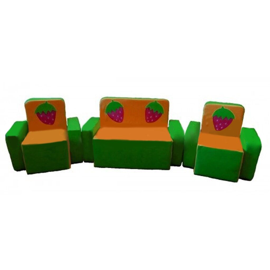 Набор детской игровой мебели "Ягодка" от компании Robotic Retailers Развлекательное оборудование - фото 1