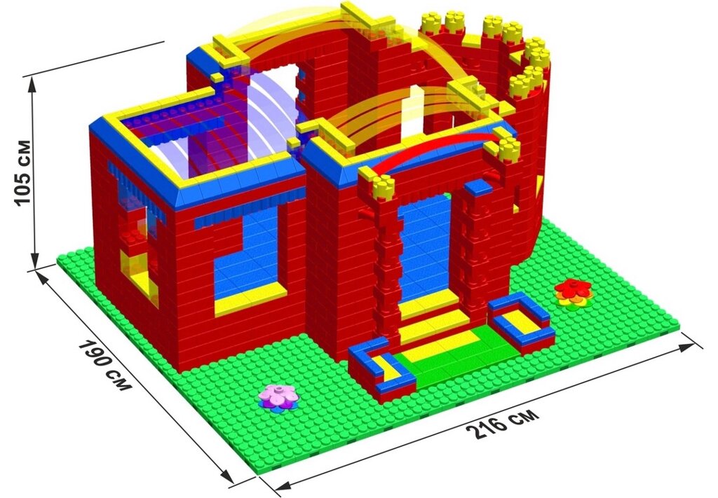 Набор GigoBloks дворец L 7,5 от компании Robotic Retailers Развлекательное оборудование - фото 1