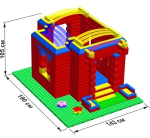 Набор GigoBloks дворец S 7,5 конструктор для детской игровой зоны