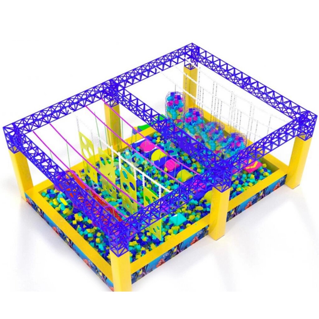 Ниндзя-парк «Космо» (7*5*3м.) от компании Robotic Retailers Развлекательное оборудование - фото 1
