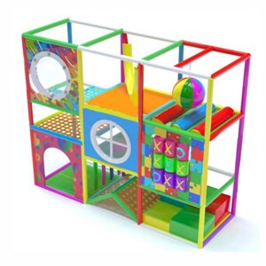 Детский игровой лабиринт «Кнопка МАКС Люкс » 4,2м² (3,5*1,2*3м)