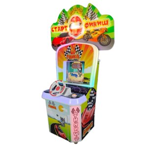 Гонки "Тачки" детский автомат с видеоиграми в Ставропольском крае от компании Robotic Retailers Развлекательное оборудование