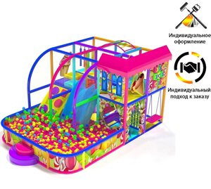 Детский игровой лабиринт «Ванильный 2» 16,2м² (3,5*2,35*2,5) + бассейн (3,5*2,3 м) в Ставропольском крае от компании Robotic Retailers Развлекательное оборудование