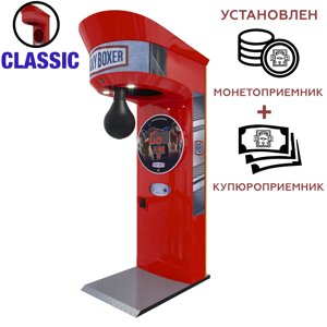 Силомер боксер Rocky Boxer Classic + купюроприемник + монетоприемник в Ставропольском крае от компании Robotic Retailers Развлекательное оборудование