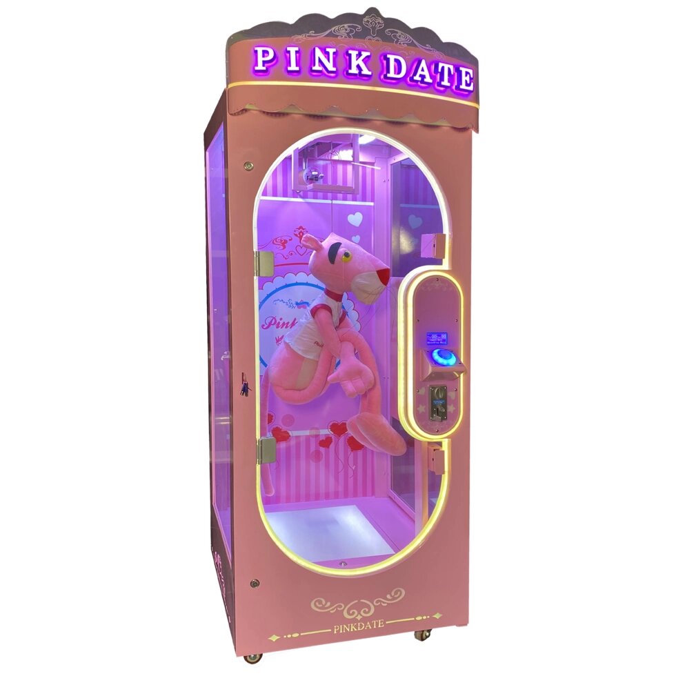 Призовой автомат ножницы PINK DATE (Розовый) от компании Robotic Retailers Развлекательное оборудование - фото 1