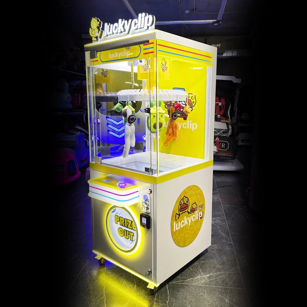 Призовой автомат прищепка "Lucky Clip" Новинка от компании Robotic Retailers Развлекательное оборудование - фото 1