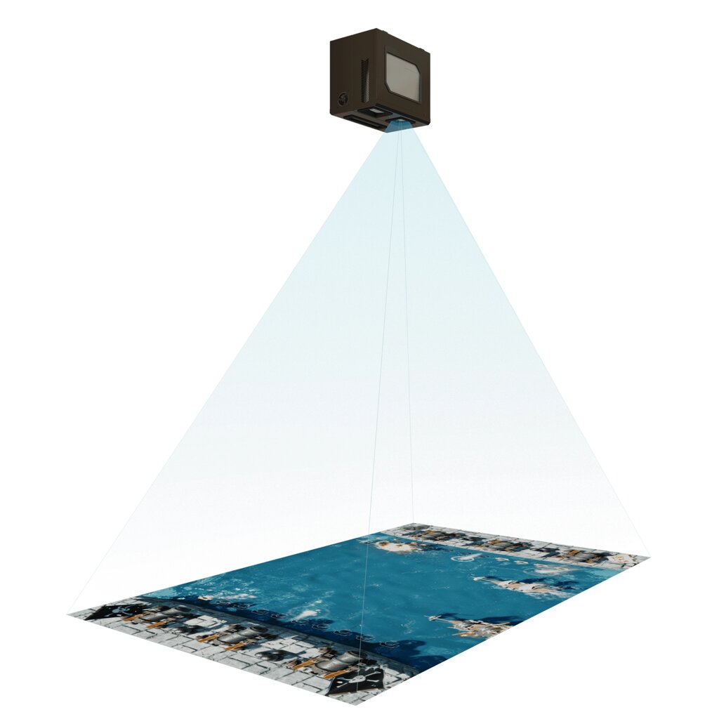 Проектор напольный «Floorium» от компании Robotic Retailers Развлекательное оборудование - фото 1
