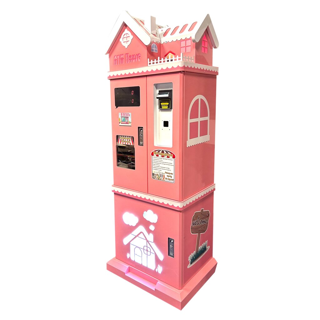 Разменный автомат для продажи жетонов "Кукольный домик" Новинка с купюроприемником от компании Robotic Retailers Развлекательное оборудование - фото 1