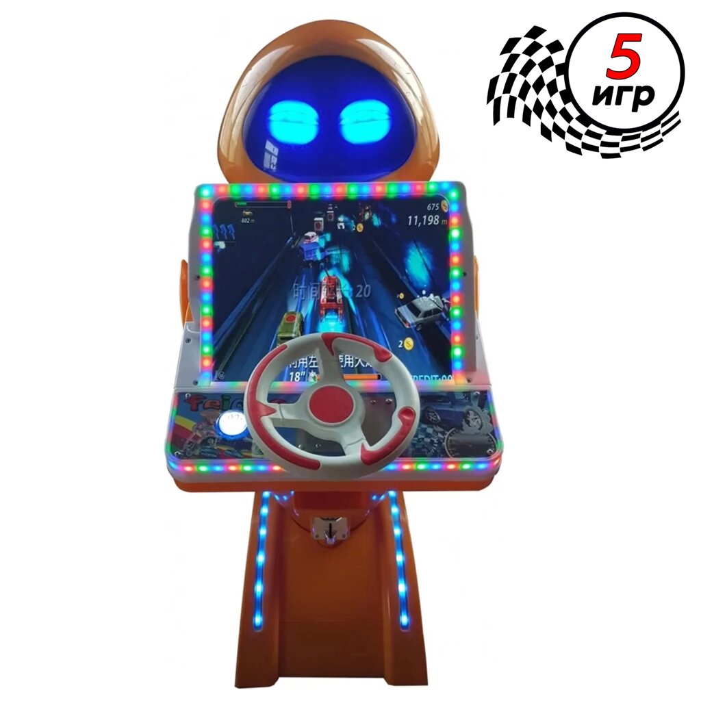 Робогонка игровой автомат от компании Robotic Retailers Развлекательное оборудование - фото 1