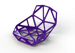 Сидение для стульев непрозрачное, цвет фиолетовый