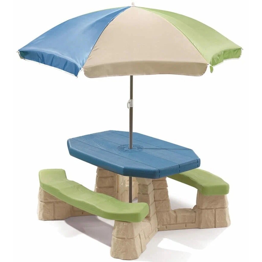 Столик step2 пикник-2 с зонтом