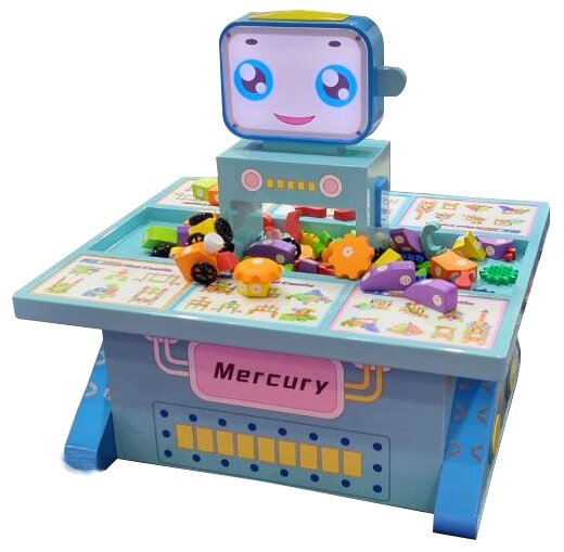 Стол с магнитным конструктором для детей "Mercury" Новинка от компании Robotic Retailers Развлекательное оборудование - фото 1