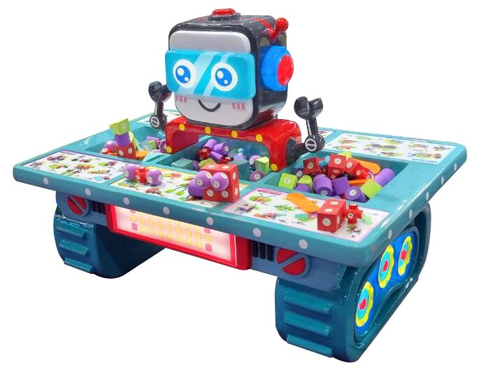Стол с магнитным конструктором для детей "Робостолик" Новинка от компании Robotic Retailers Развлекательное оборудование - фото 1