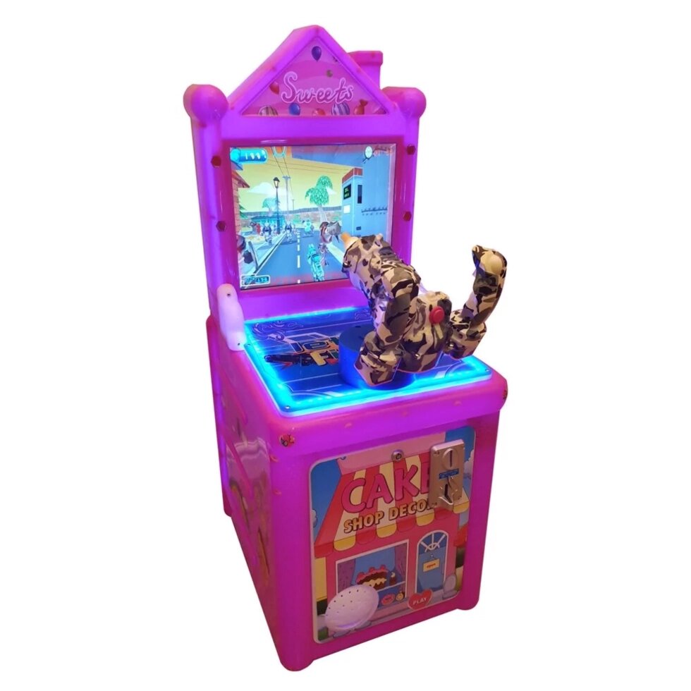 Стрелялка Sweets Детский игровой автомат от компании Robotic Retailers Развлекательное оборудование - фото 1