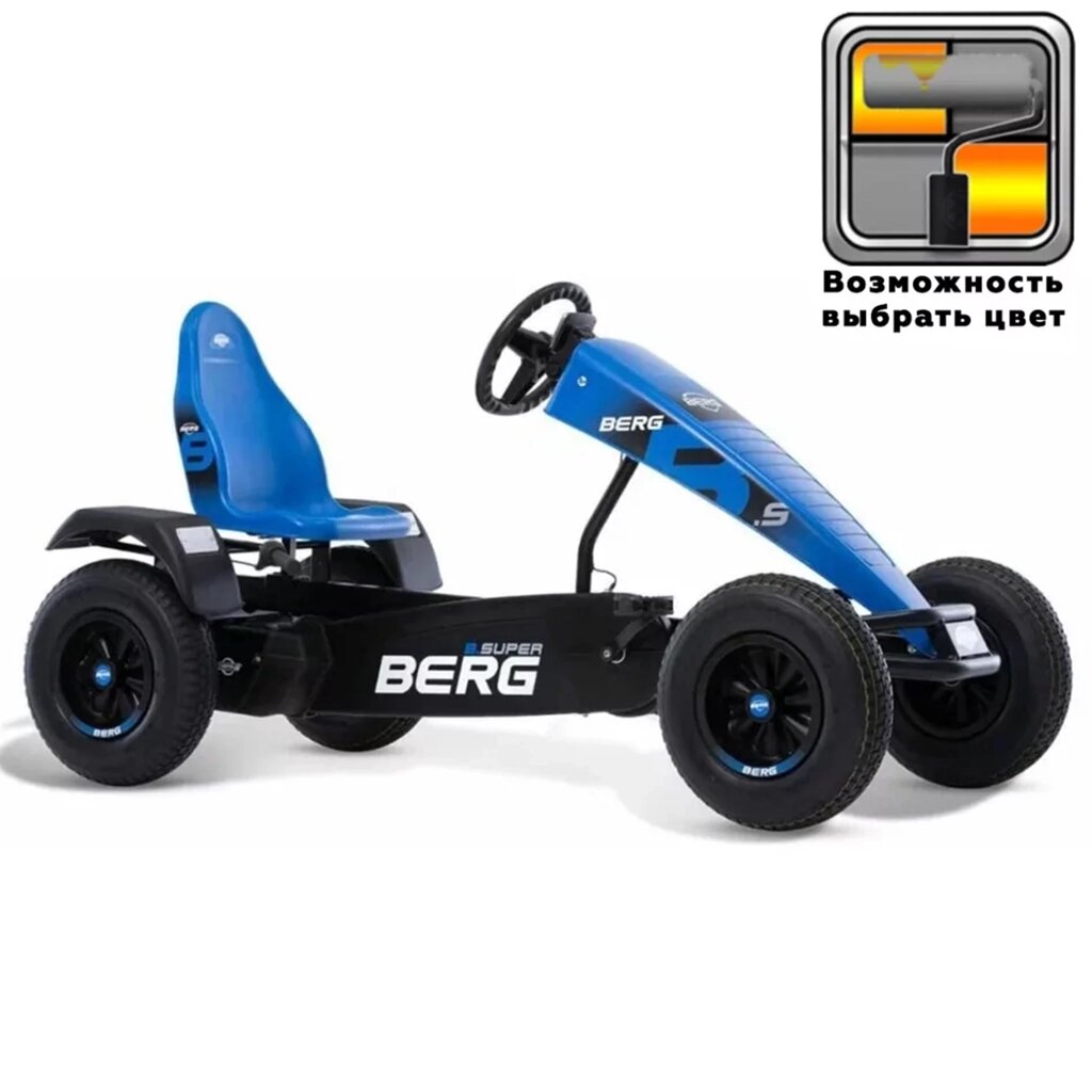 Веломобиль BERG XL B. Super BFR, цвет синий от компании Robotic Retailers Развлекательное оборудование - фото 1