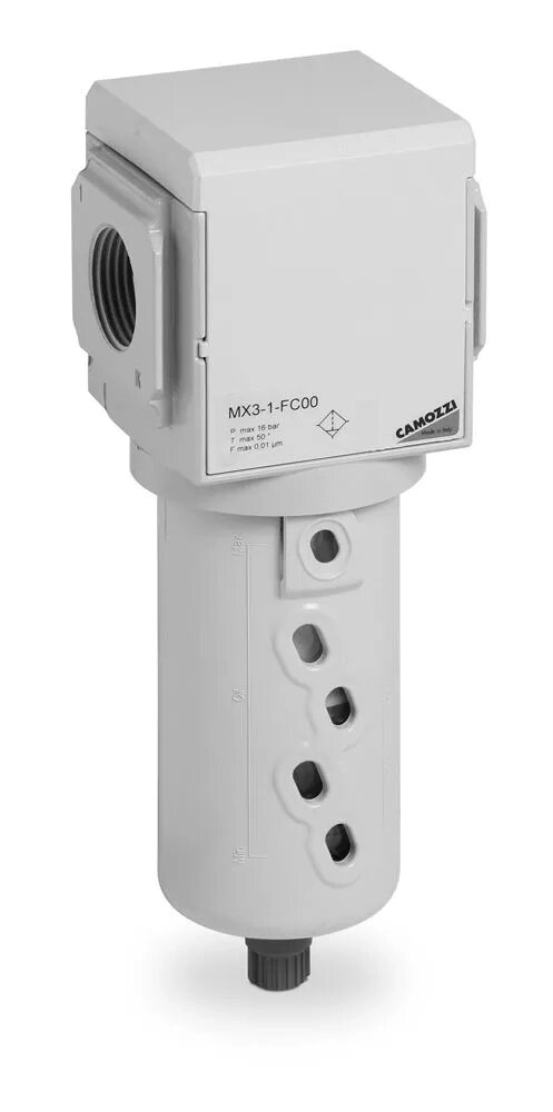 Фильтр сжатого воздуха 1/2" 25 мкм Camozzi MX2-1/2-F00 от компании Сервисный центр "Деком" - запчасти насосов, компрессоров, инструмента - фото 1