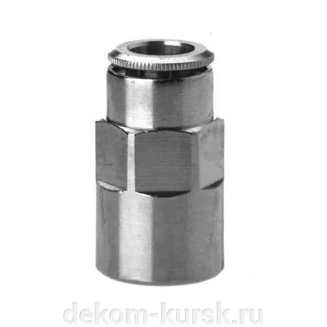 Фитинг пневматический Камоцци цанговый прямой 8мм 1/8" Camozzi 6463 от компании Сервисный центр "Деком" - запчасти насосов, компрессоров, инструмента - фото 1