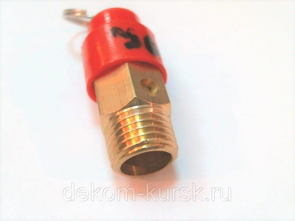 Клапан предохранительный 1/4"  8 атм компрессора КМ, КМК Калибр ##от компании## Сервисный центр «ДЕКОМ» - ##фото## 1