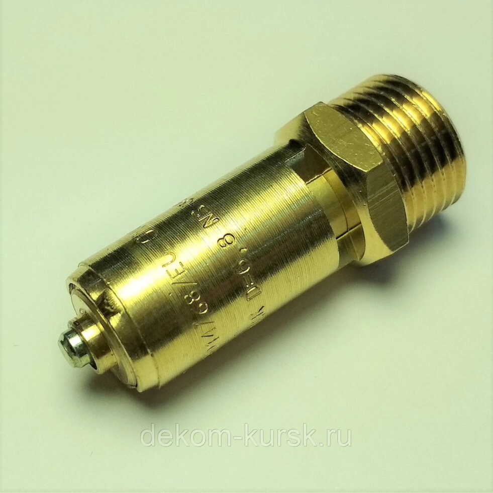 Клапан предохранительный Fubag компрессора ABAC, 3/8", 12 bar от компании Сервисный центр "Деком" - запчасти насосов, компрессоров, инструмента - фото 1