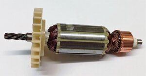 Якорь Калибр электролобзика ЛЭМ-700 ротор L=143мм Z=5 Øобм=32мм