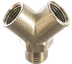 Пневмофитинг Fubag Тройник Y-НР1/4"ВР1/4"ВР1/4"