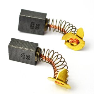 Щётки графитовые Калибр Зубр Makita 181044-0 181048-2 CB-153 CB-155 угольные 6,5х13,5х18мм пара 2шт в Курской области от компании Сервисный центр "Деком" - запчасти насосов, компрессоров, инструмента