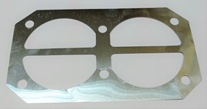 Прокладка Калибр клапанной плиты компрессора КМ-2100/50РУ, алюминиевая