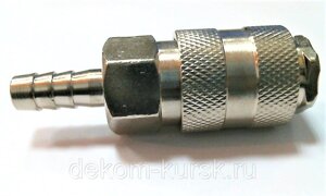 Быстроразъемное соединение 180121 рапид мама - елочка 8 мм с обжимным кольцом 8х13 мм Fubag