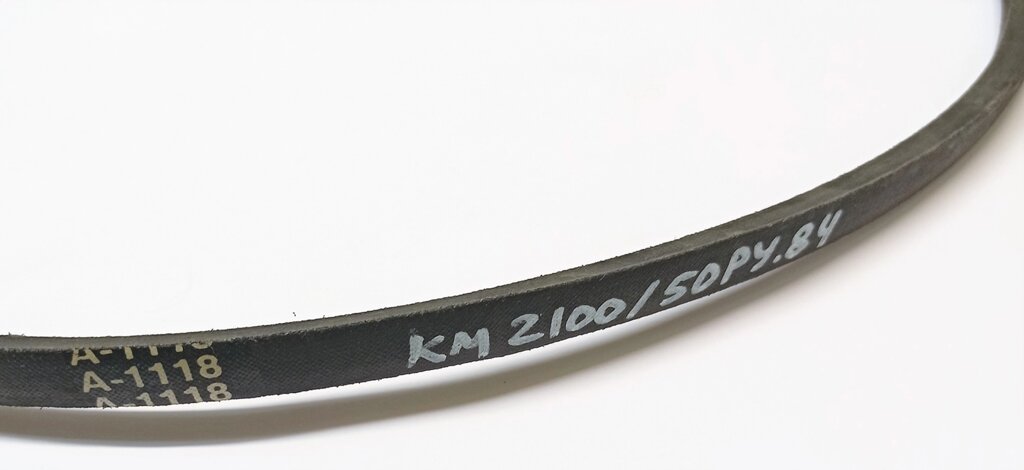 Ремень Калибр компрессора КМ-2100/50РУ, А-1118, клиновой от компании Сервисный центр "Деком" - запчасти насосов, компрессоров, инструмента - фото 1