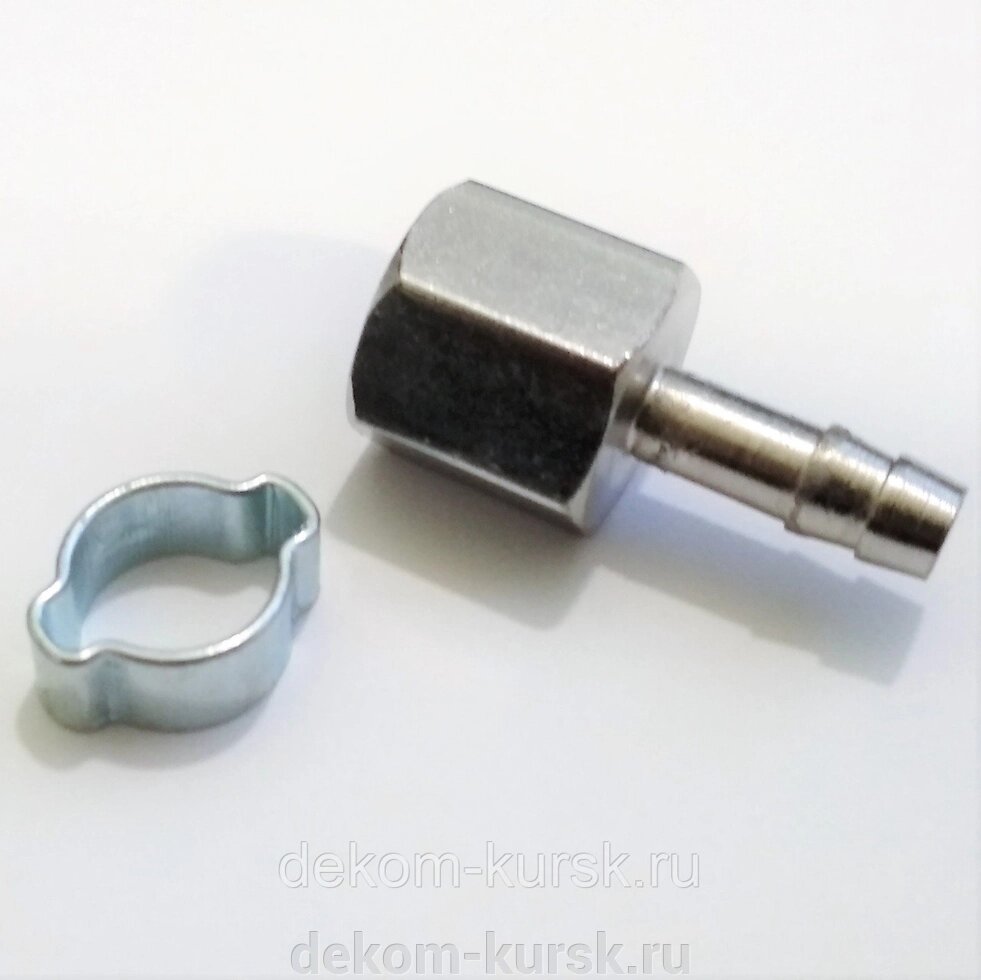 Штуцер елочка 6мм ВР1/4" Fubag Фубаг от компании Сервисный центр "Деком" - запчасти насосов, компрессоров, инструмента - фото 1